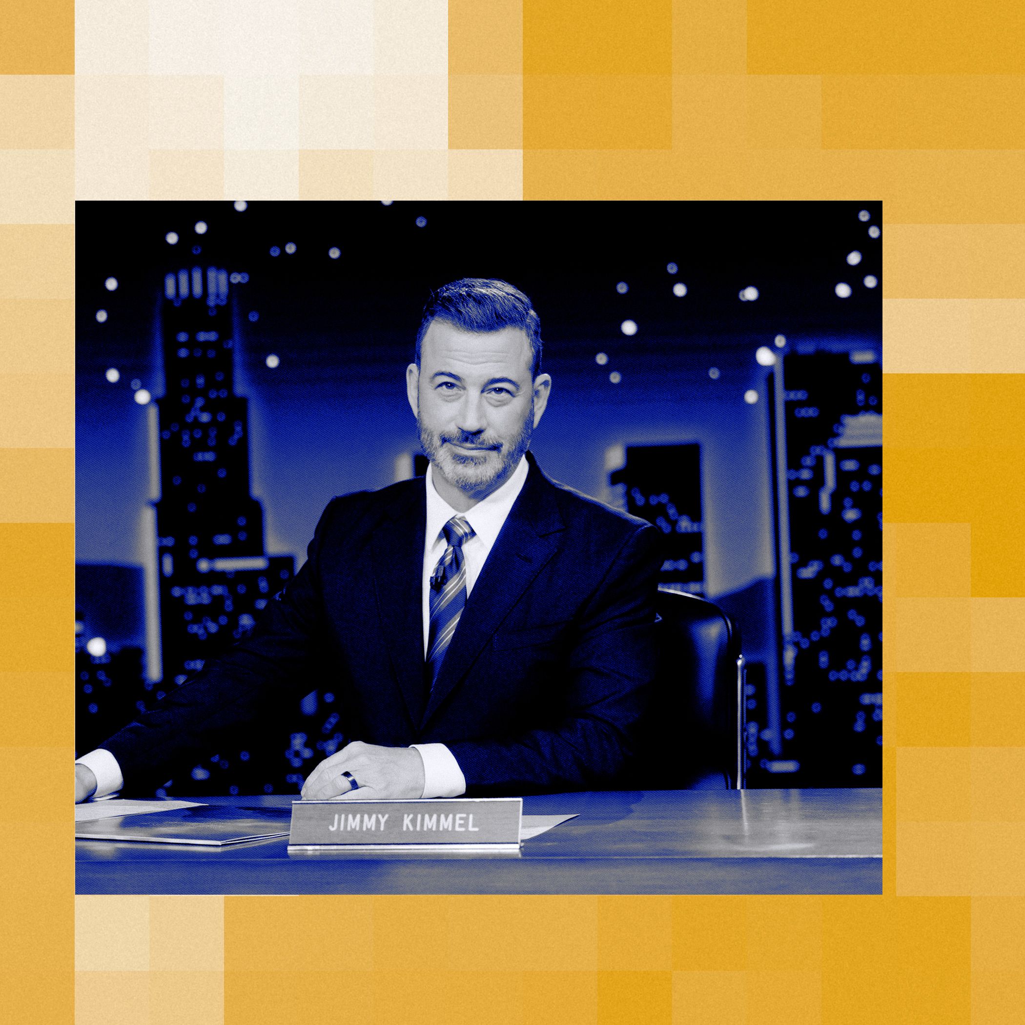 La TV via radio è un "Cubo di ghiaccio di fusione". Kimmel appena girato